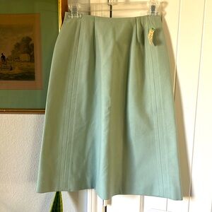 Beautiful NEW Vintage Pencil Skirt 40s 50s 60s mint green